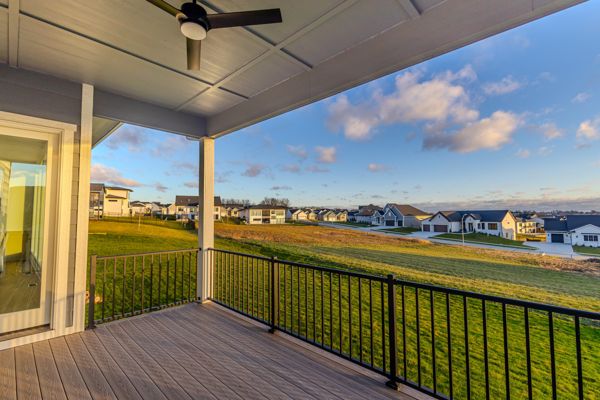Covered deck view