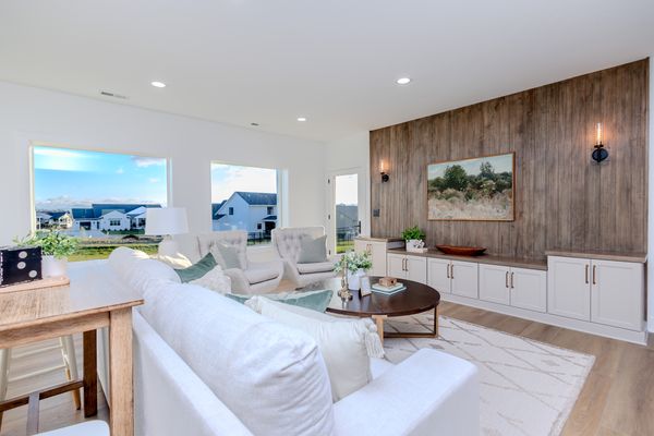 Lower-level family room