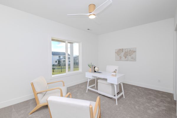 Lower-level bedroom or office